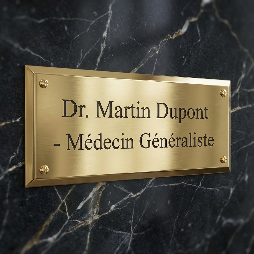 Plaque Médecin
